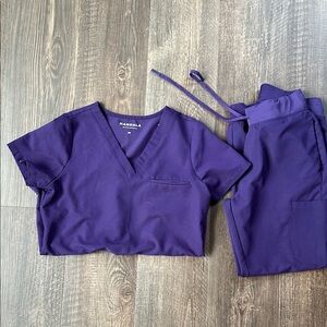 Purple Scrub Set